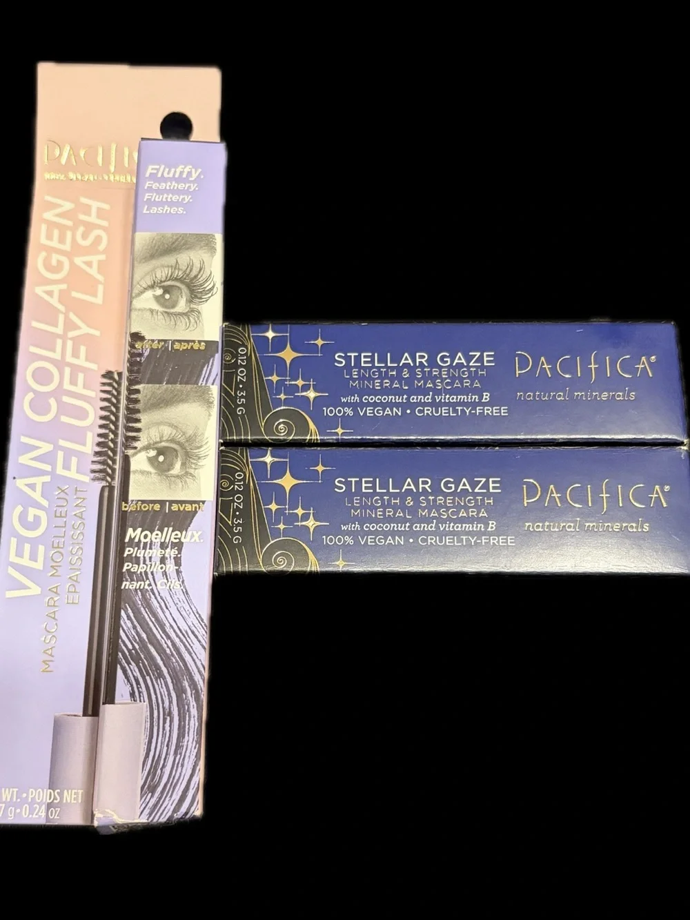 Pacifica Vegan Collagen Fluffy Lash Mascara Full Size 2 Stellar Gaze TravelSz